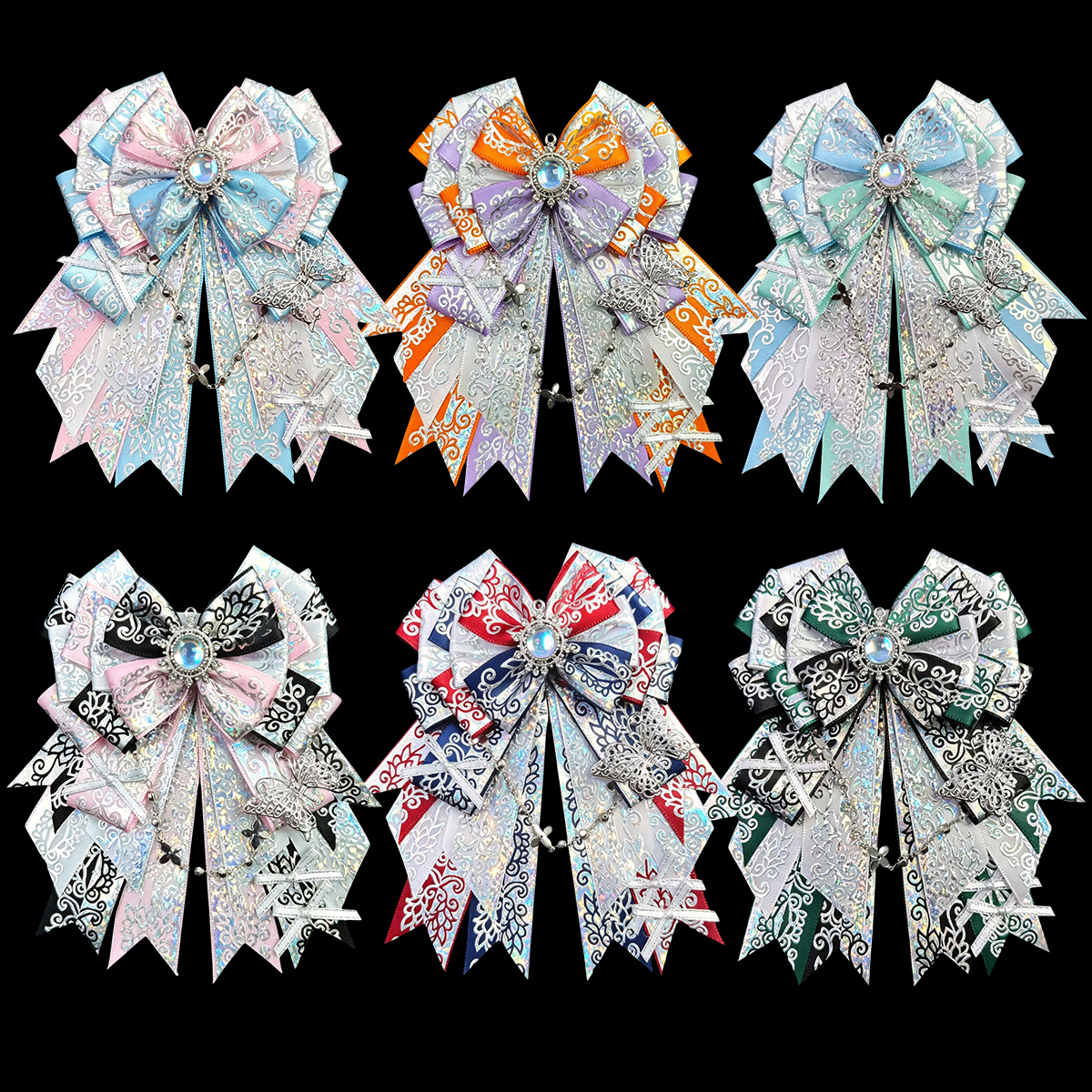 Vintage Fashion Exhibition - Vintage Laser Ribbon Bow Brooch, Fake