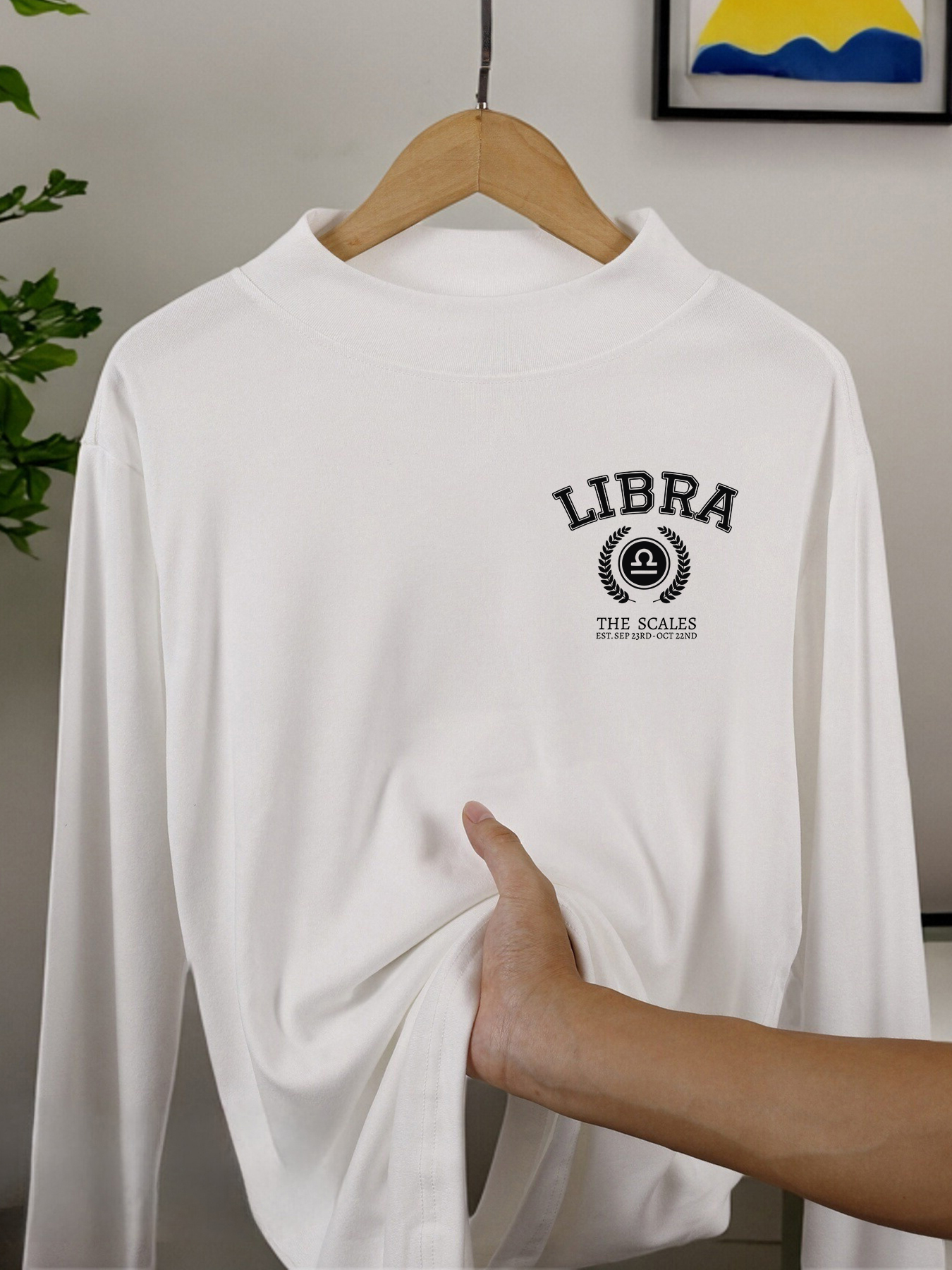 Vintage Fashion For Mens - Libra The Scales Print Leisurewear For