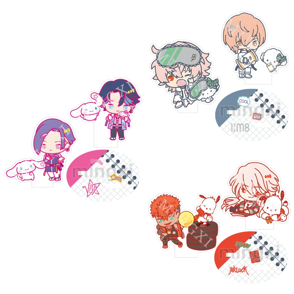 Vintage Fashion Ornaments - 15PCS Anime Paradox Live Acrylic Stand