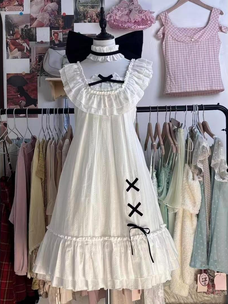 Kawaii Lace Dress Women Fashio - огляд і ціна Vintage Fashion In 2025