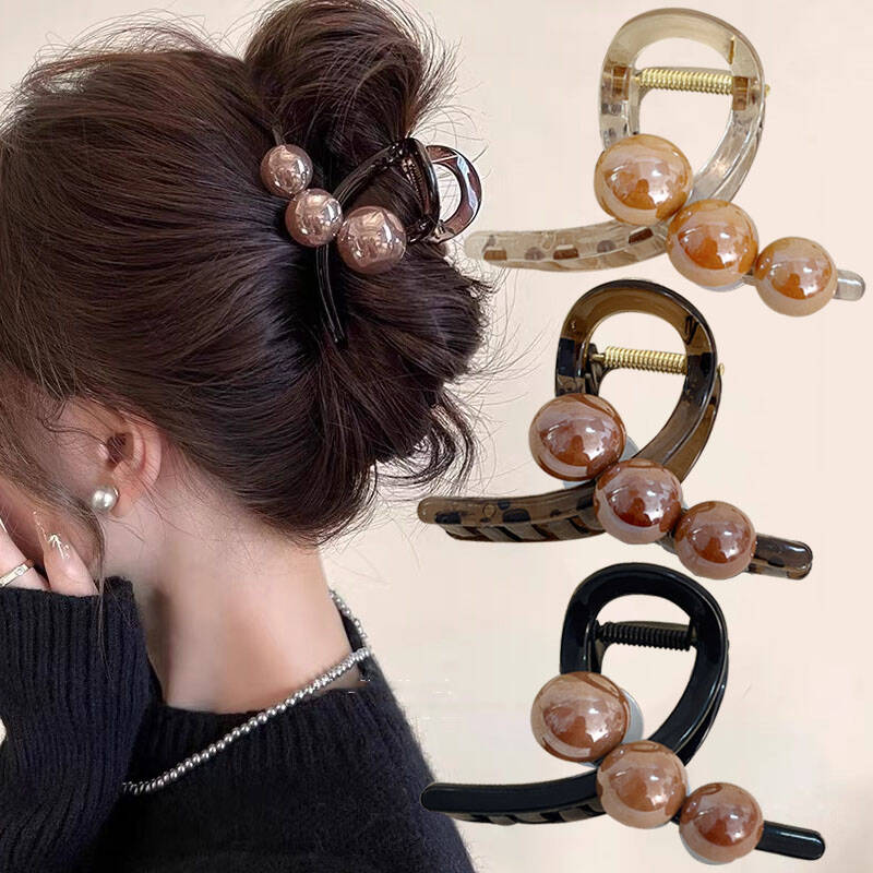 Korean Pearl Cross Hair Claws  - огляд і ціна Vintage Fashion Ornaments
