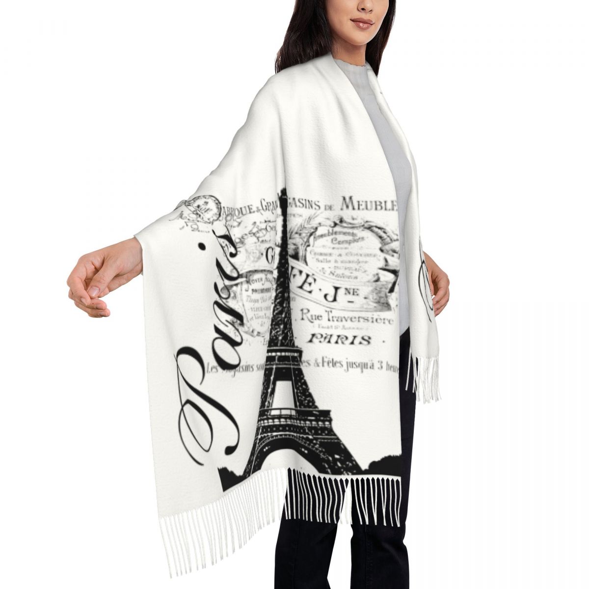 Custom Printed Vintage Eiffel  - огляд і ціна Vintage Fashion Paris