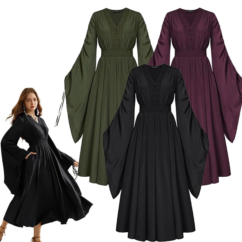 Victorian Renaissance Dress fo - огляд і ціна Vintage Slip Dress
