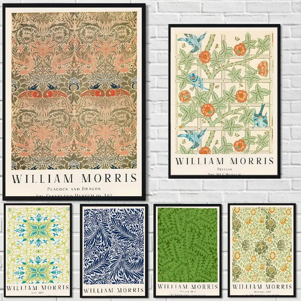 Vintage William Morris Flower  - огляд і ціна Vintage Fashion Exhibition