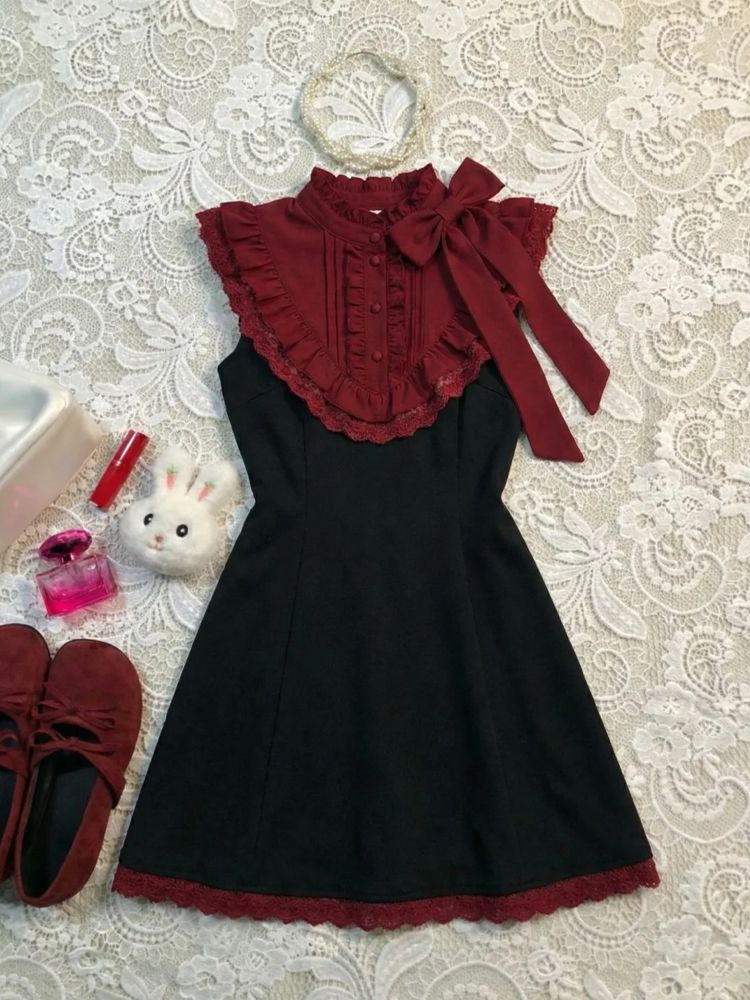 Sweet Dresses Sleeveless Y2k 9 - огляд і ціна Turtleneck Knit 90S