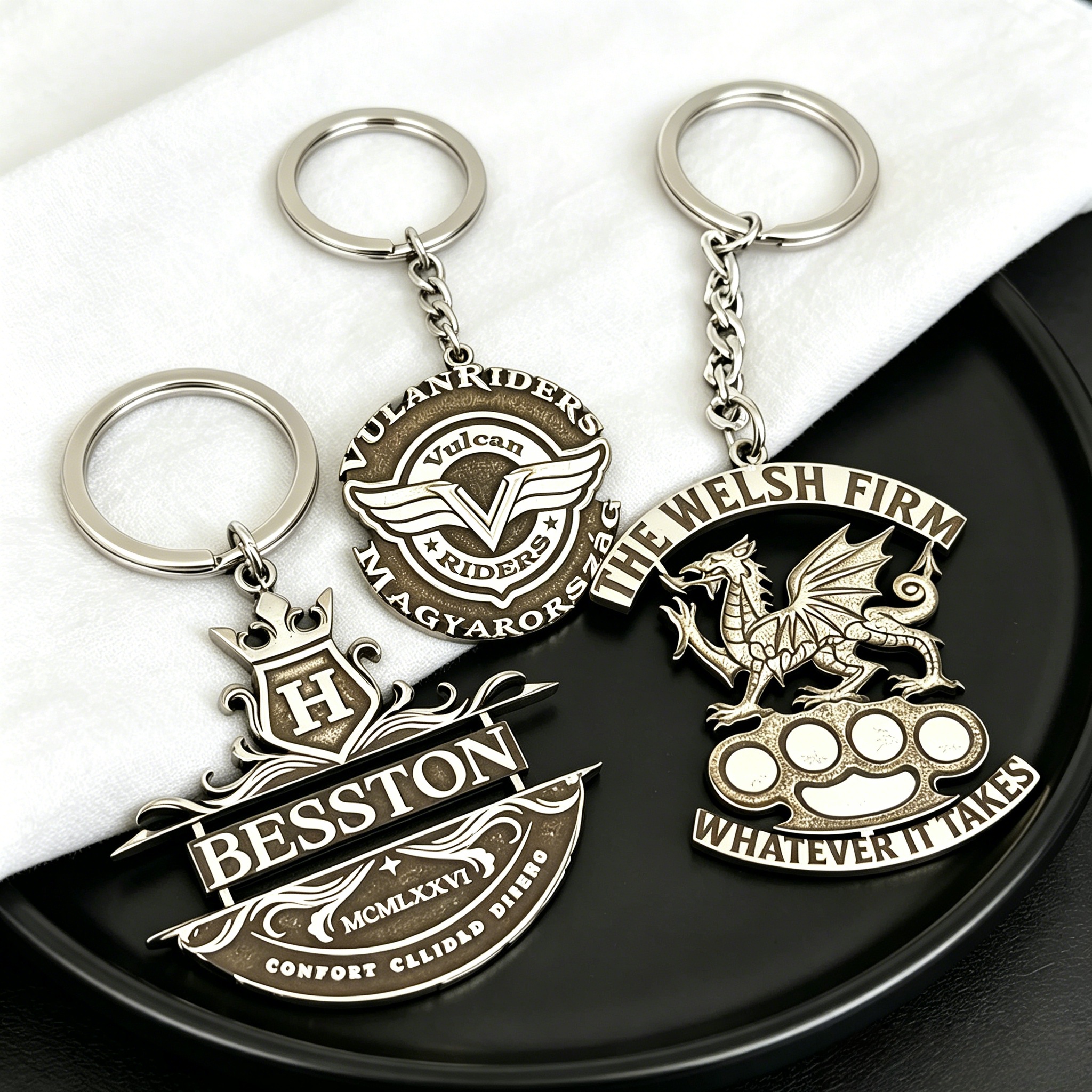 Custom Logo Keychain Vintage P - огляд і ціна Vintage Fashion Club Photos