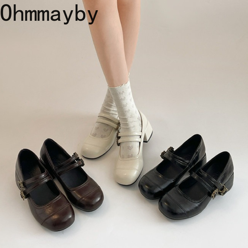 Vintage Thick Heel Women Mary  - огляд і ціна Vintage Fashion Women Dresses