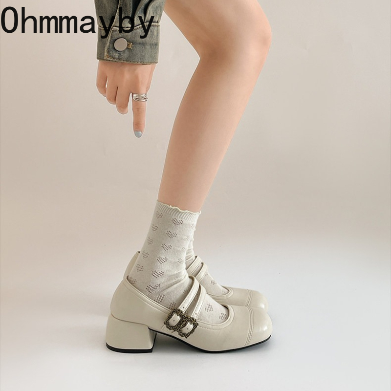 Vintage Thick Heel Women Mary  - огляд і ціна Vintage Fashion Women Dresses
