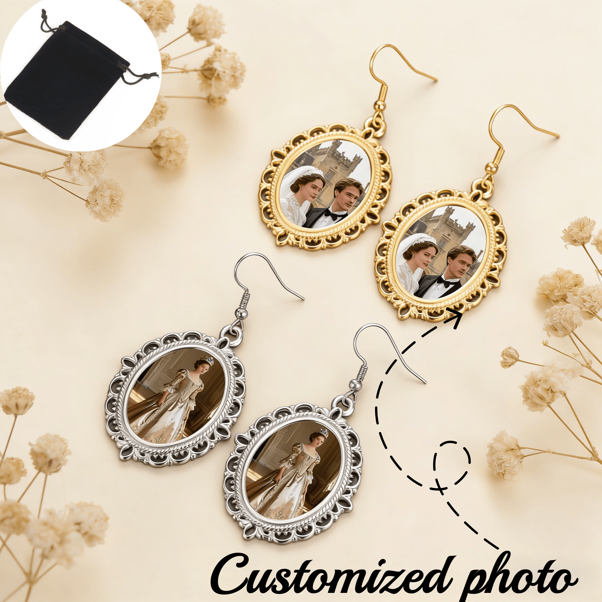 Customized photo hollowed out  - огляд і ціна Vintage Fashion Photos