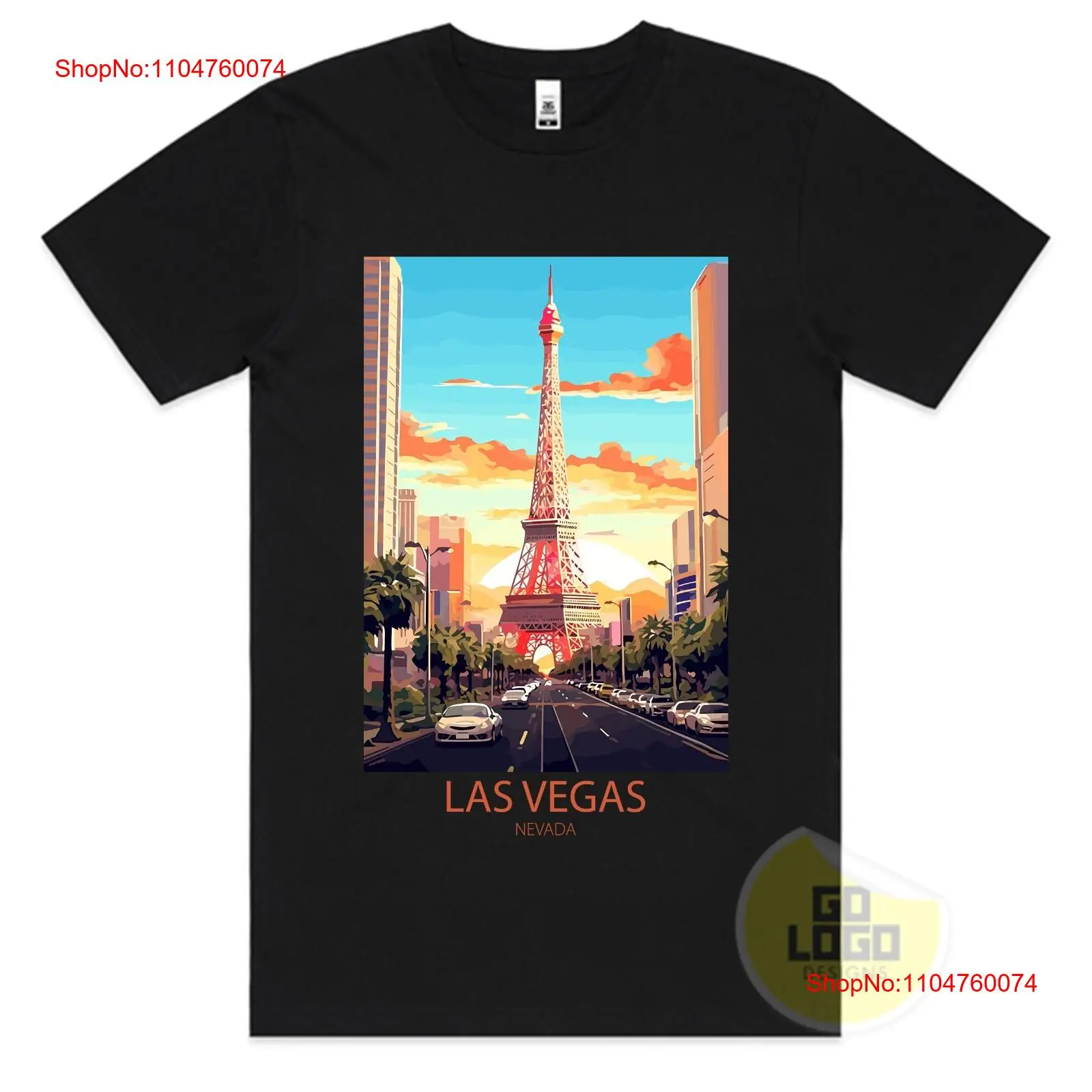 Travel T Shirt LAS VEGAS NEVAD - огляд і ціна Vintage Fashion Las Vegas