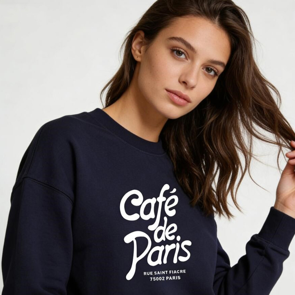 Cafe de Paris Letters Printing - огляд і ціна Vintage Fashion Paris