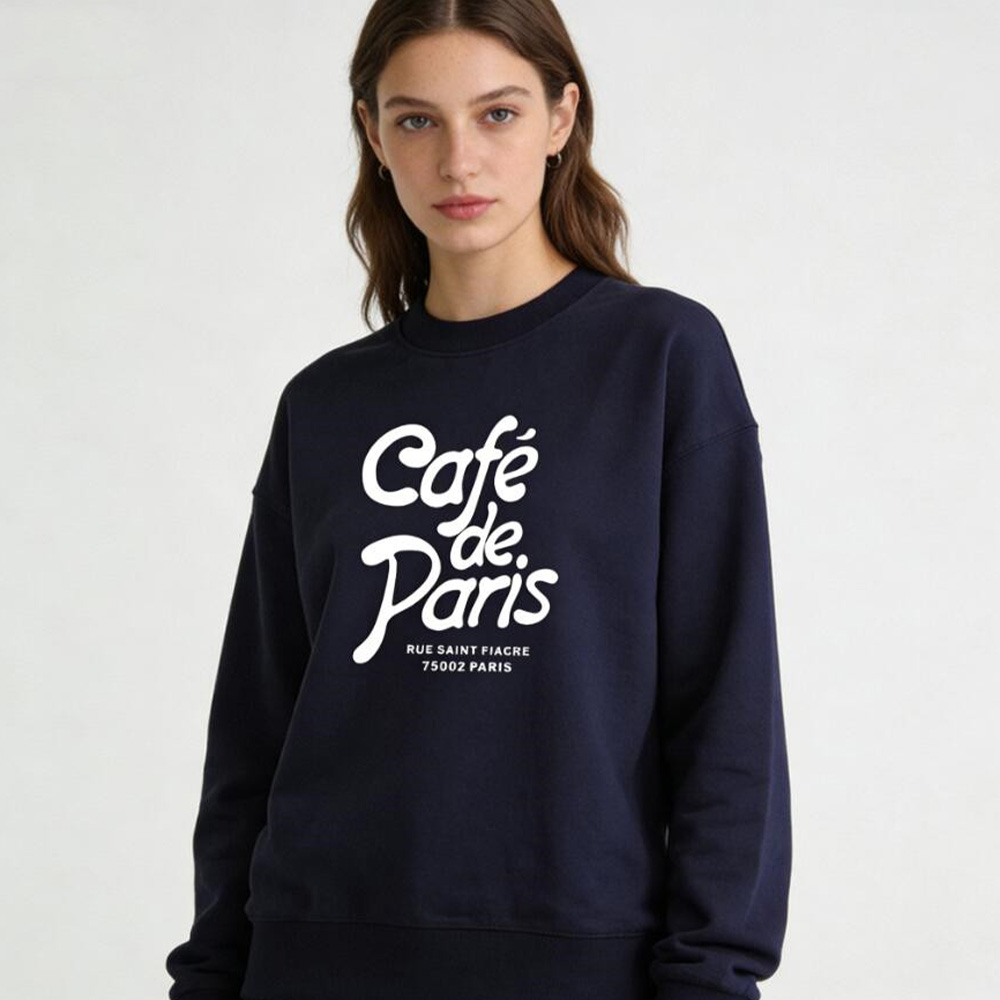 Cafe de Paris Letters Printing - огляд і ціна Vintage Fashion Paris