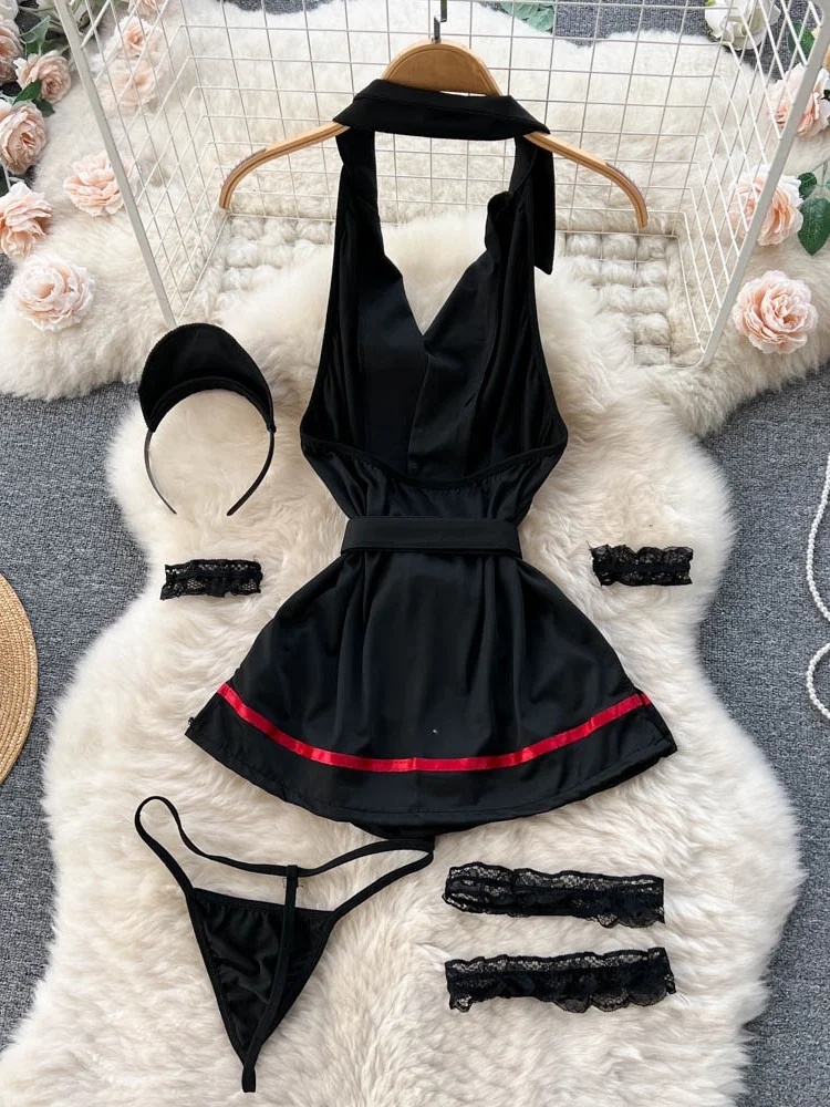 Erotic Fashion Sexy Halter Lin - огляд і ціна Vintage Slip Dress