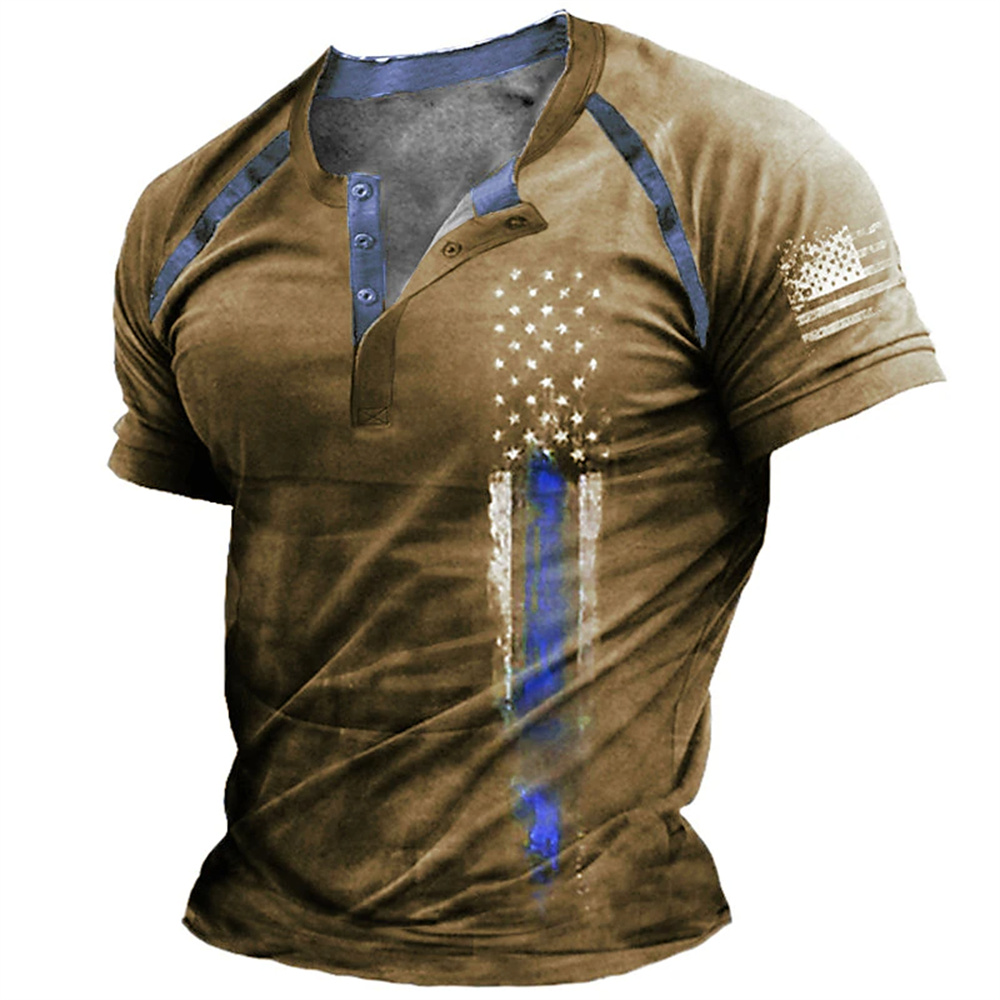 Funny 3D American Flag Print M - огляд і ціна Vintage Fashion For Mens