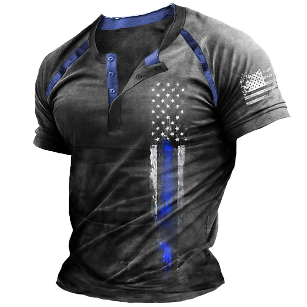 Funny 3D American Flag Print M - огляд і ціна Vintage Fashion For Mens