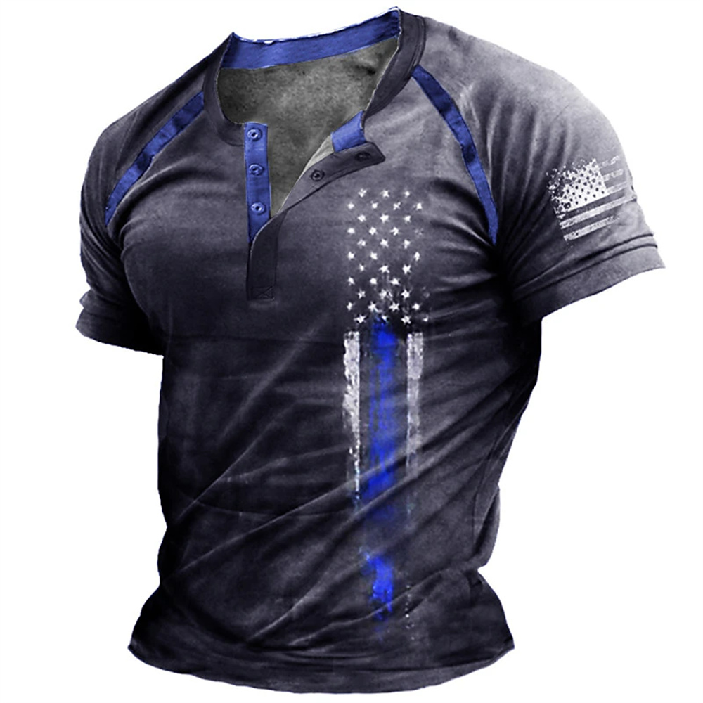 Funny 3D American Flag Print M - огляд і ціна Vintage Fashion For Mens