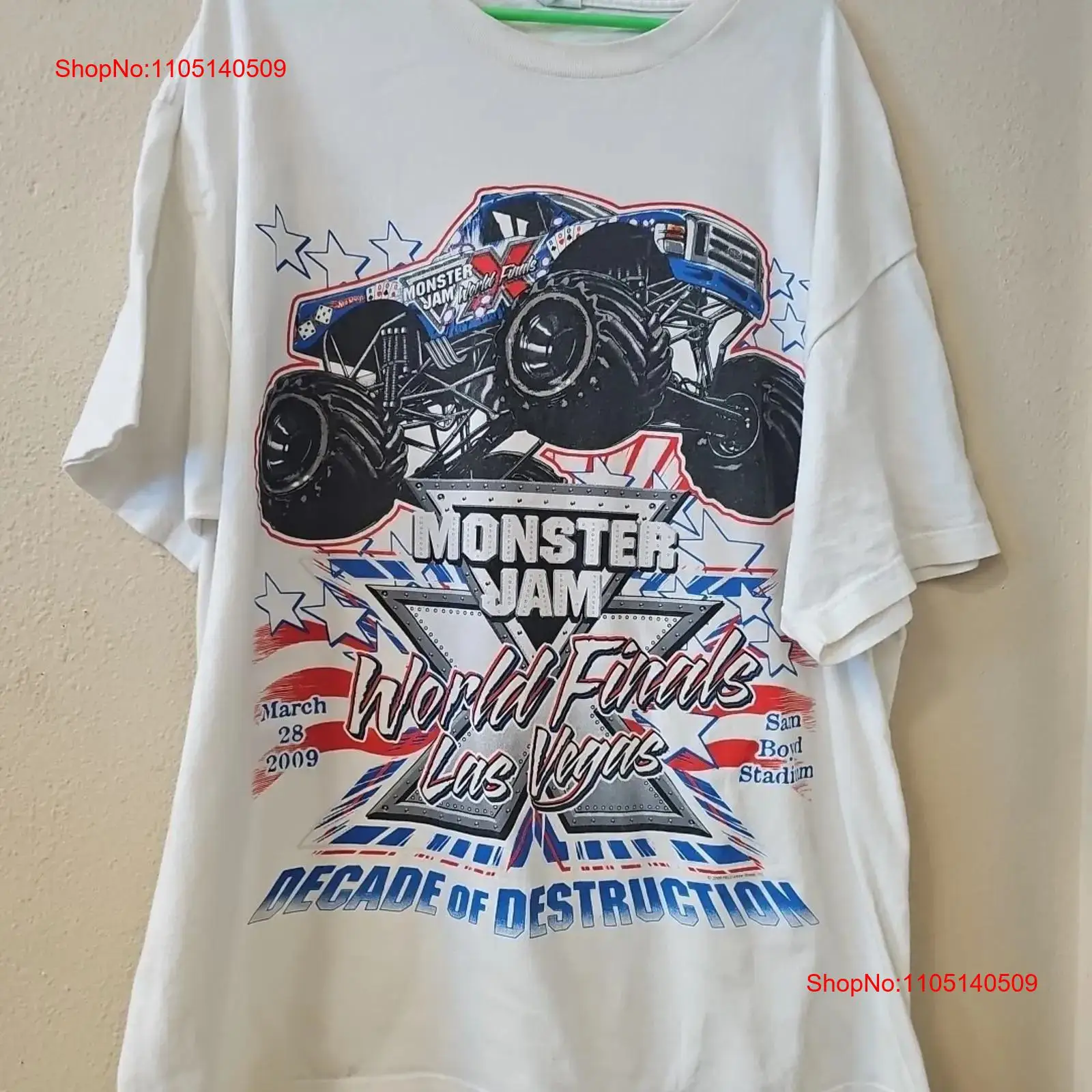 Monster Jam World Finals T Shi - огляд і ціна Vintage Fashion Las Vegas