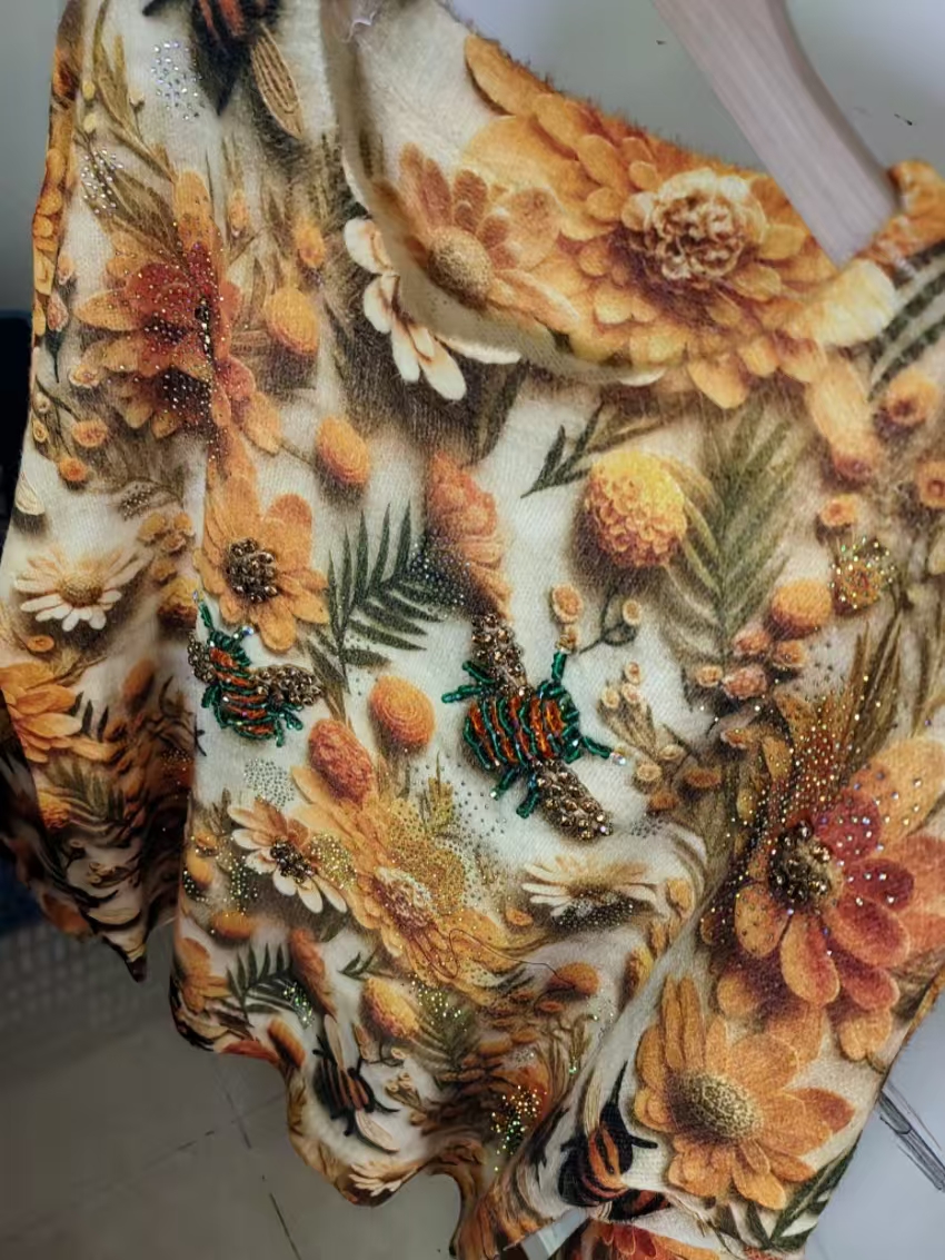 Real Photo Diamond Stitch Knit - огляд і ціна Vintage Fashion Photos