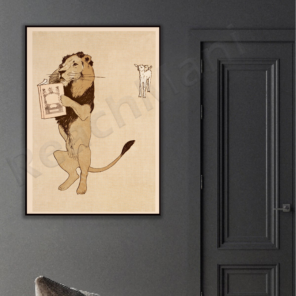 Edward Penfield, The Lion and  - огляд і ціна Vintage Fashion Exhibition
