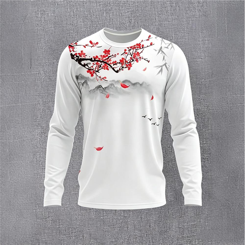 Chinese Style Ink Plum Blossom - огляд і ціна Vintage Fashion For Mens