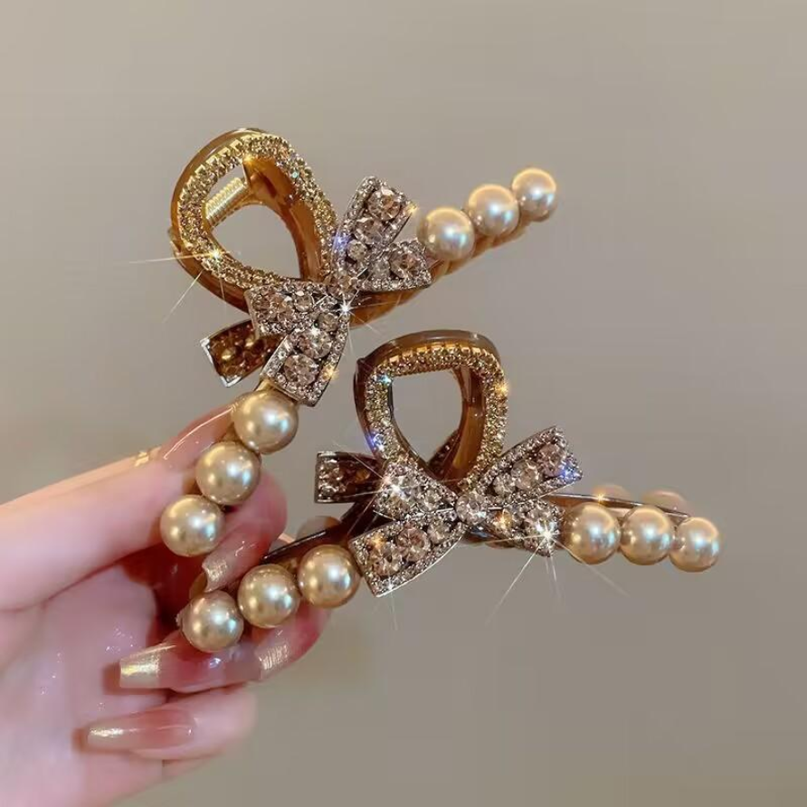 Vintage Pearl Black Hair Claws - огляд і ціна Vintage Fashion Ornaments