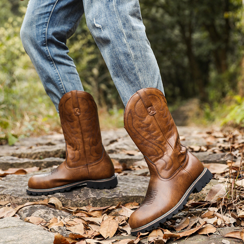 Men's Boots Classic Handmade E - огляд і ціна Vintage Fashion For Mens